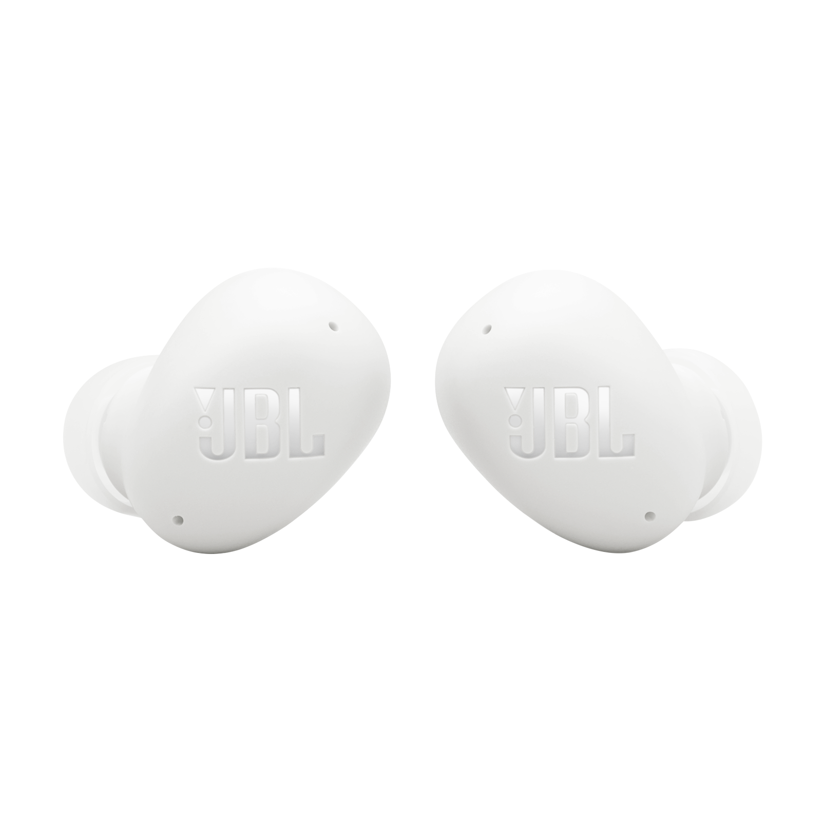JBL Wave Buds 2 - White - True Wireless Noise Cancelling Earbuds - Front